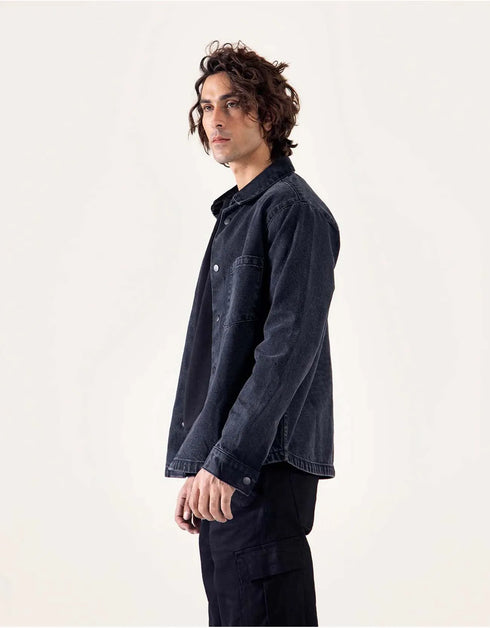 DENIM OVER SHIRT WITH POCKET